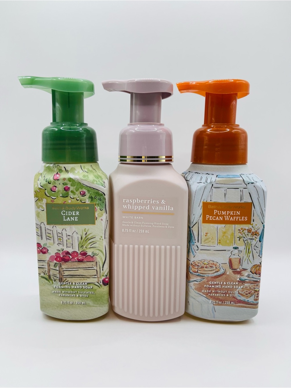 BBW SWEET ORCHARD Foaming Hand Soap Cider Lane Berry Vanilla Pumpkin | No Offers